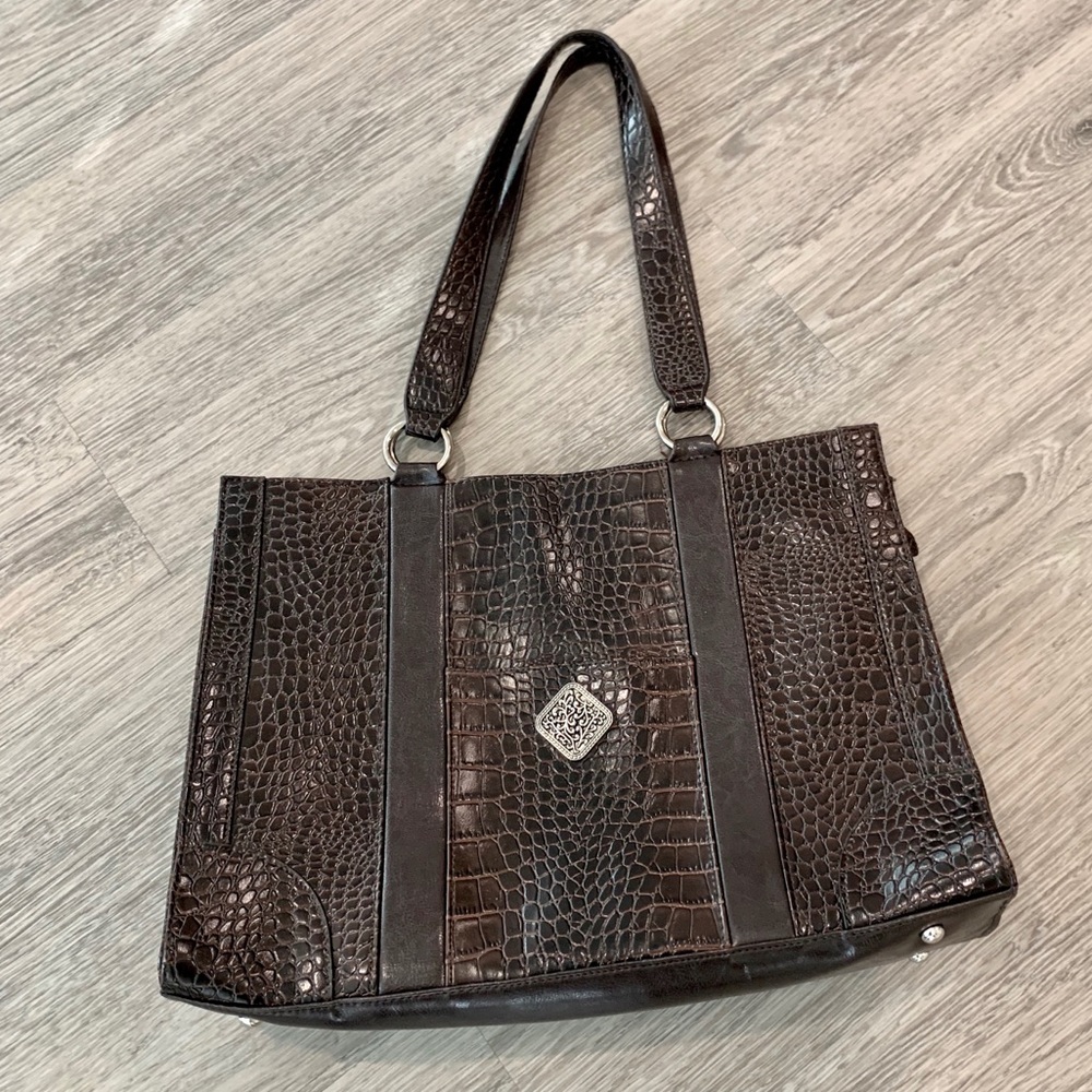 Coldwater Creek Faux Leather Tote